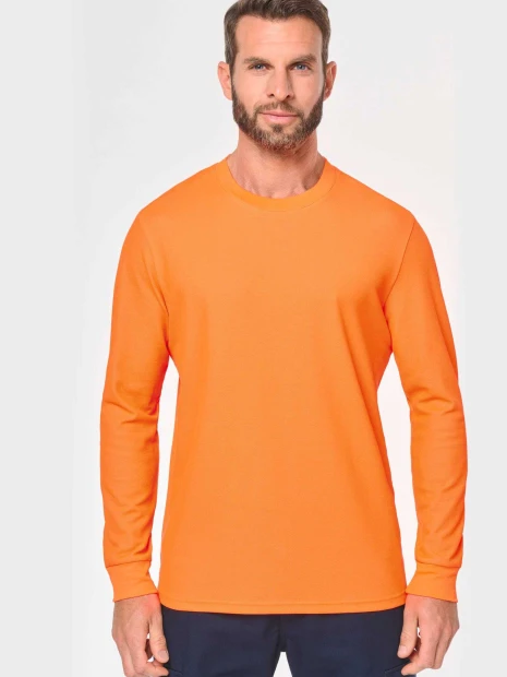 T-Shirts à personnaliser WK. DESIGNED TO WORK T-shirt unisexe écoresponsable manches longues coton/polyester 