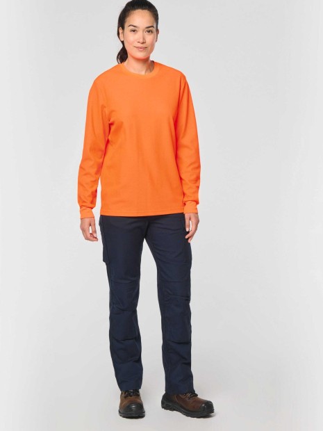 T-Shirts à personnaliser WK. DESIGNED TO WORK T-shirt unisexe écoresponsable manches longues coton/polyester 