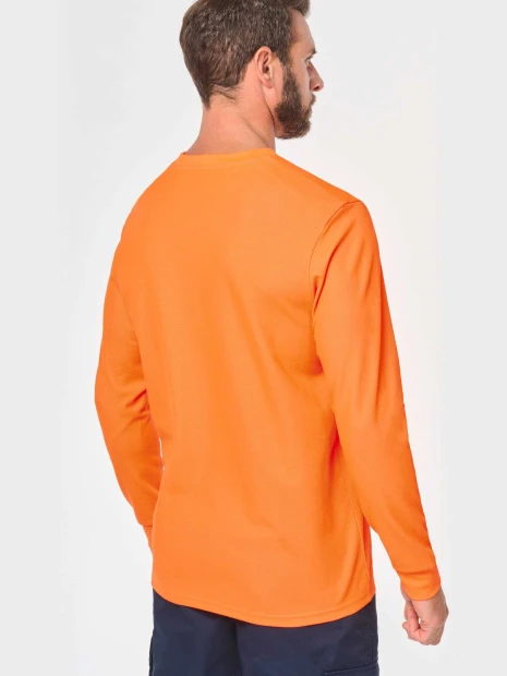 T-Shirts à personnaliser WK. DESIGNED TO WORK T-shirt unisexe écoresponsable manches longues coton/polyester 