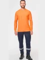 T-Shirts à personnaliser WK. DESIGNED TO WORK T-shirt unisexe écoresponsable manches longues coton/polyester 