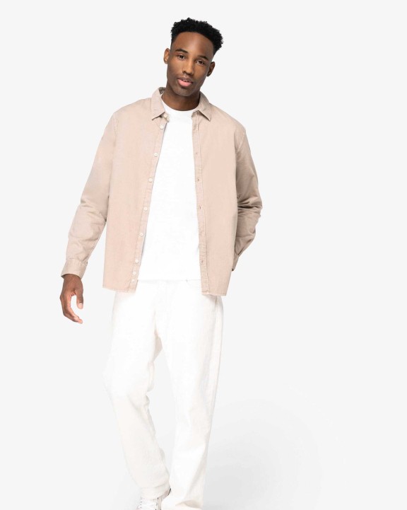 Chemises personnalisable NATIVE SPIRIT Chemise écoresponsable délavée homme