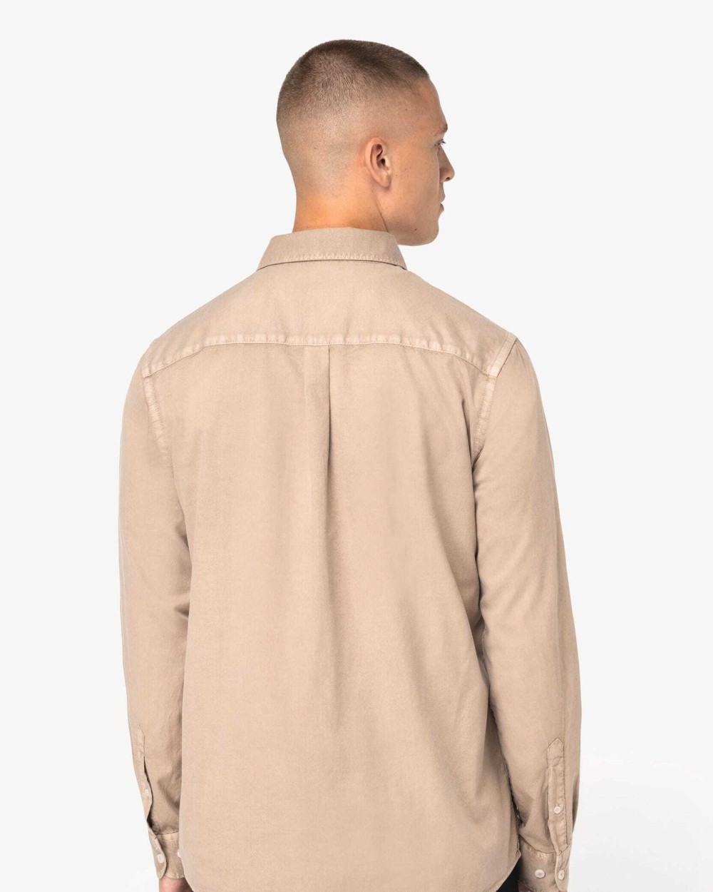 Chemises personnalisable NATIVE SPIRIT Chemise écoresponsable délavée homme