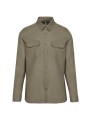 KARIBAN Chemise safari manches longues homme /api/colors/f670900e-42da-4667-ab56-d8f2804cba19 personnalisable