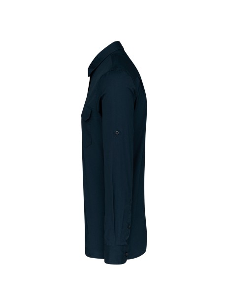 KARIBAN Chemise safari manches longues homme /api/colors/b68891a9-1d28-4f7a-8deb-775c45027afd personnalisable