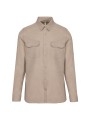 KARIBAN Chemise safari manches longues homme /api/colors/13a9f258-6ed5-4b44-b30c-6e7b15d934d4 personnalisable