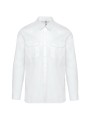 KARIBAN Chemise safari manches longues homme /api/colors/7a92cd2d-10d2-40b4-928b-296bb7487506 personnalisable