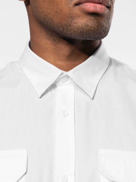 Chemises à personnaliser KARIBAN Chemise safari manches longues homme 