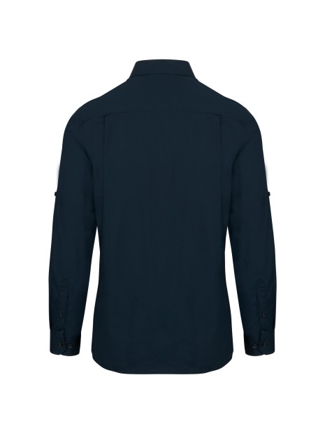 KARIBAN Chemise safari manches longues homme /api/colors/b68891a9-1d28-4f7a-8deb-775c45027afd personnalisable