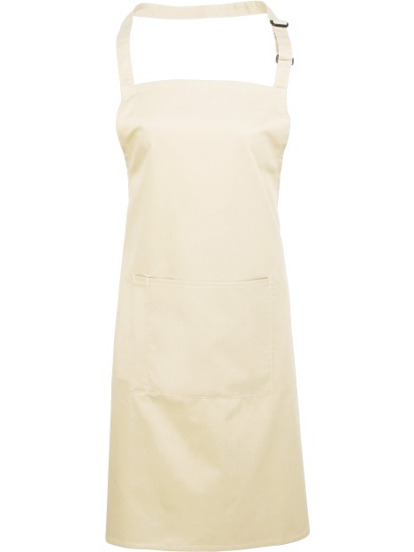 PREMIER Tablier à bavette "Colours" avec poche /api/colors/e4673c21-e8cb-492b-aa0c-b227b8618401 personnalisable