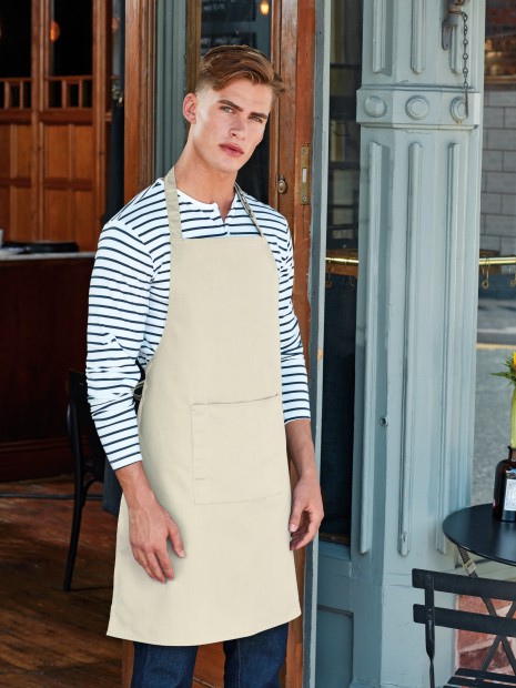 Tabliers à personnaliser PREMIER Tablier à bavette "Colours" avec poche 