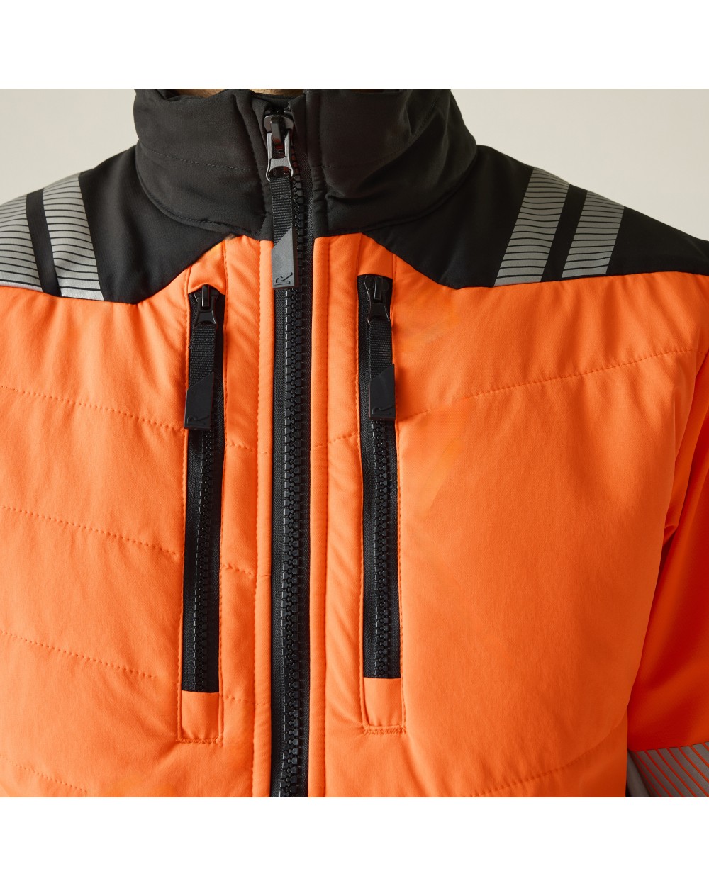 REGATTA Hi-Vis X-Pro Hybrid Jacket- Class 2 Jacken personalisierbar