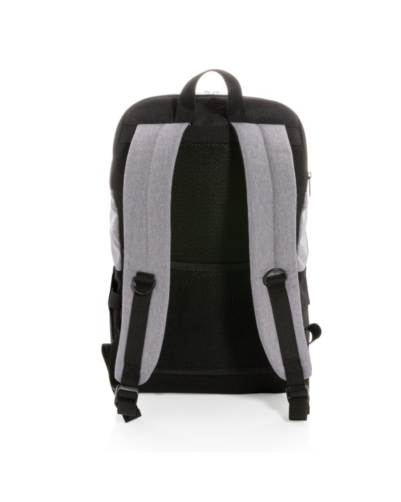 4DO Moderner 15.6" USB & RFID Laptop-Rucksack, PVC-frei Taschen personalisierbar