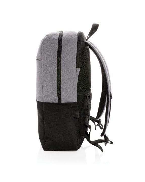 4DO Moderner 15.6" USB & RFID Laptop-Rucksack, PVC-frei Taschen personalisierbar