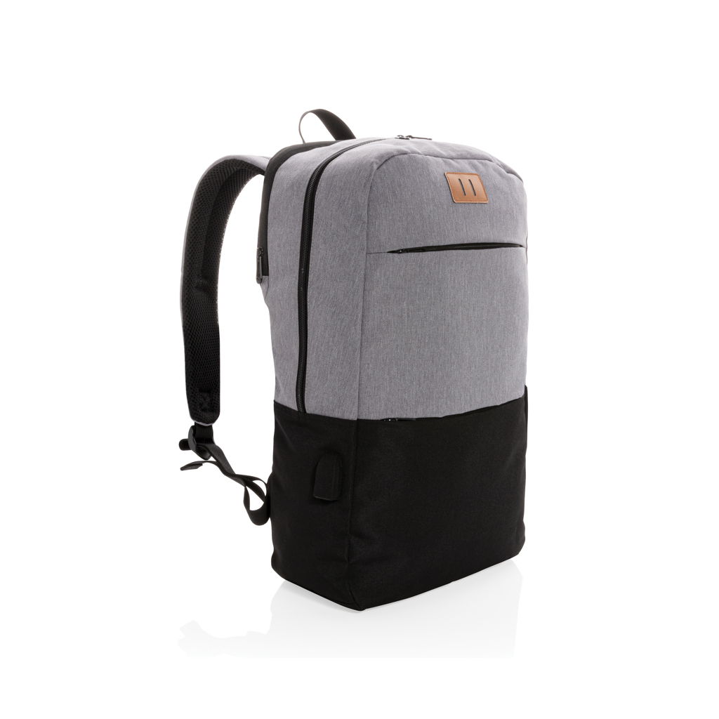 Sacs & Bagagerie personnalisable 4DO Sac à dos ordinateur 15,6" avec USB et anti RFID