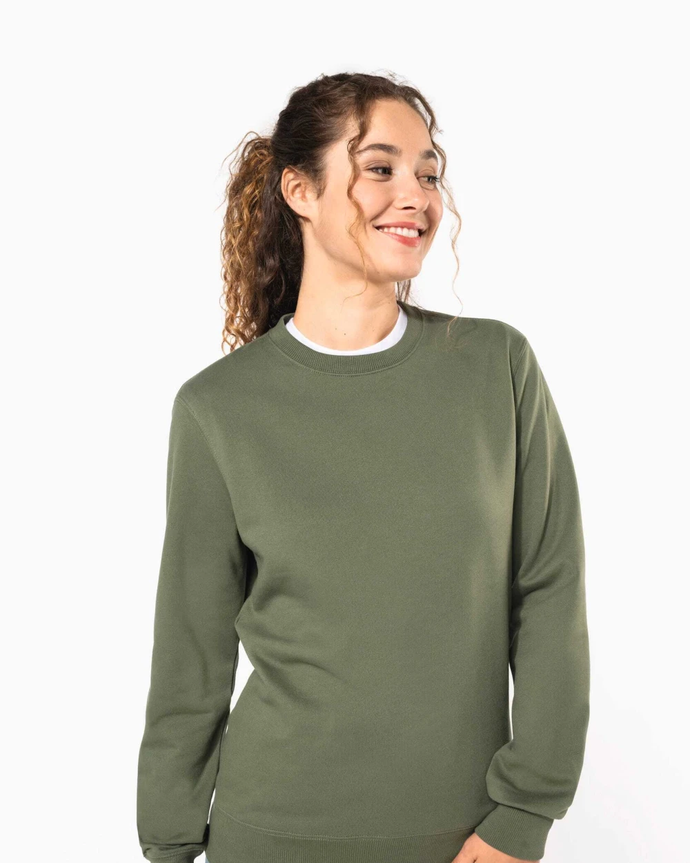 Sweat-shirts personnalisable KARIBAN Sweat-shirt recyclé col rond unisexe