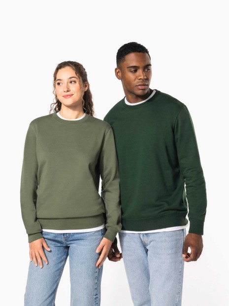 Sweat-shirts à personnaliser KARIBAN Sweat-shirt recyclé col rond unisexe 