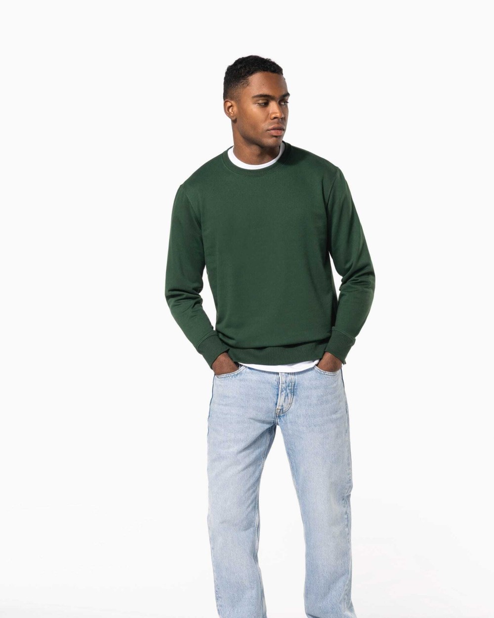 Sweaters & hoodies KARIBAN Gerecyclede uniseks sweater met ronde hals voor bedrukking &amp; borduring