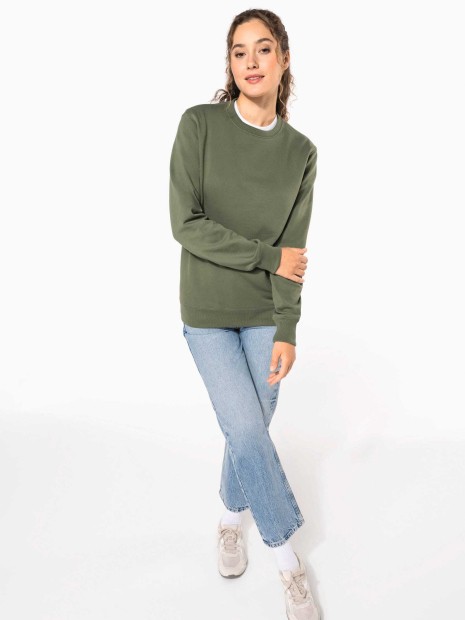 Sweat-shirts à personnaliser KARIBAN Sweat-shirt recyclé col rond unisexe 