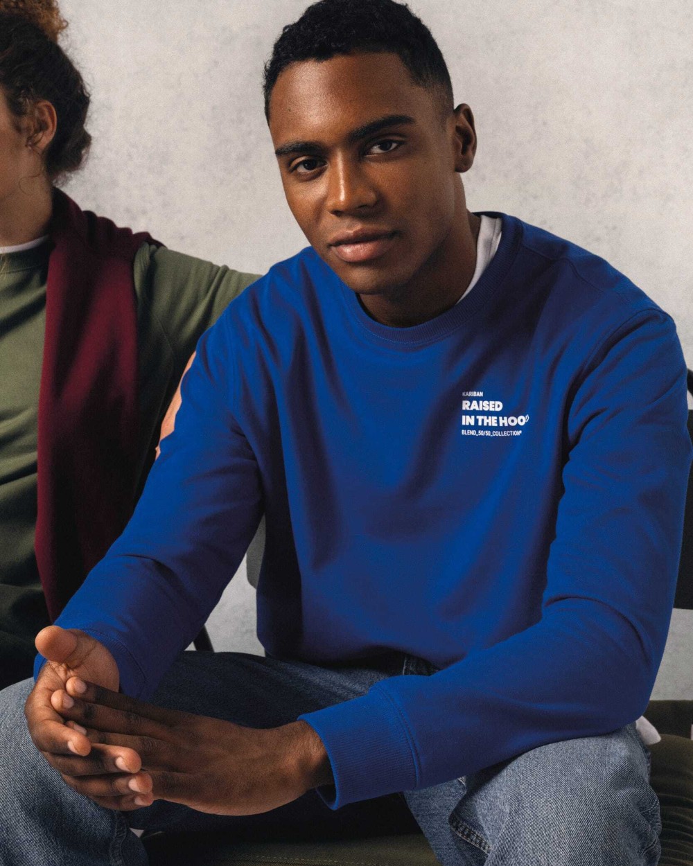 Sweat-shirts personnalisable KARIBAN Sweat-shirt recyclé col rond unisexe