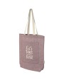 Tote bags personnalisable 4DO Sac shopping Pheebs en coton recyclé 150 g/m² de 9 l avec poche avant