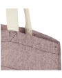 Tote bags 4DO Pheebs draagtas 9 l met voorvak van 150 g/m² gerecycled katoen voor bedrukking &amp; borduring