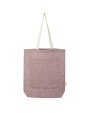 Tote bags personnalisable 4DO Sac shopping Pheebs en coton recyclé 150 g/m² de 9 l avec poche avant