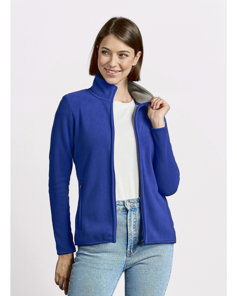 Polar Fleeces PROMODORO Women´s Double Fleece Jacket voor bedrukking &amp; borduring