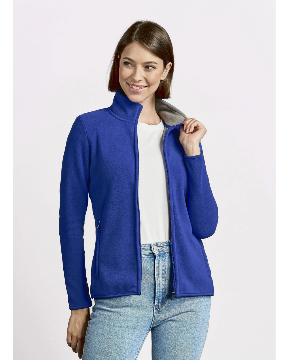 Polar Fleeces PROMODORO Women´s Double Fleece Jacket voor bedrukking &amp; borduring