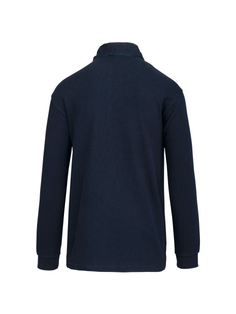 KARIBAN French rib > polo côtelé manches longues /api/colors/1a473de5-e6bd-421f-989b-61a3f81c57bd personnalisable