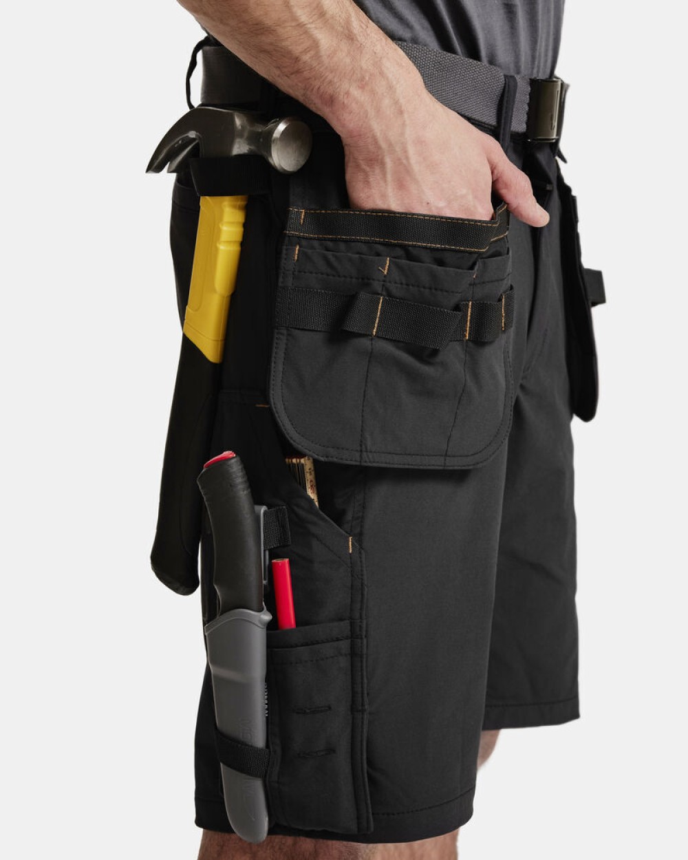 Bermuda's & Shorts JOBMAN 2397 Craftsman Shorts Stretch HP voor bedrukking &amp; borduring