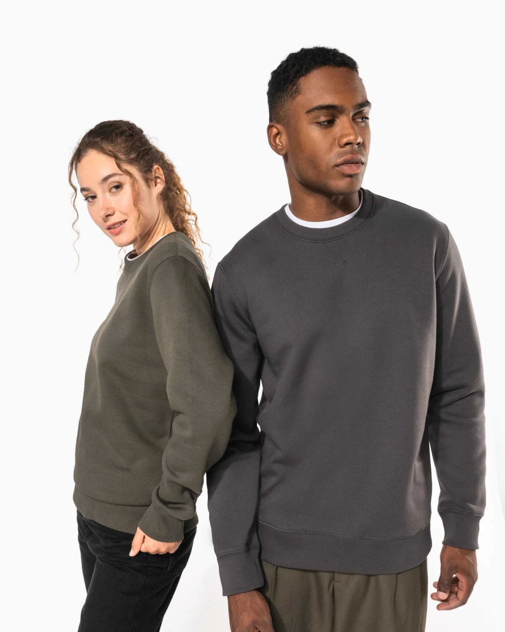 KARIBAN Sweatshirt Rundhalsausschnitt Sweatshirts personalisierbar