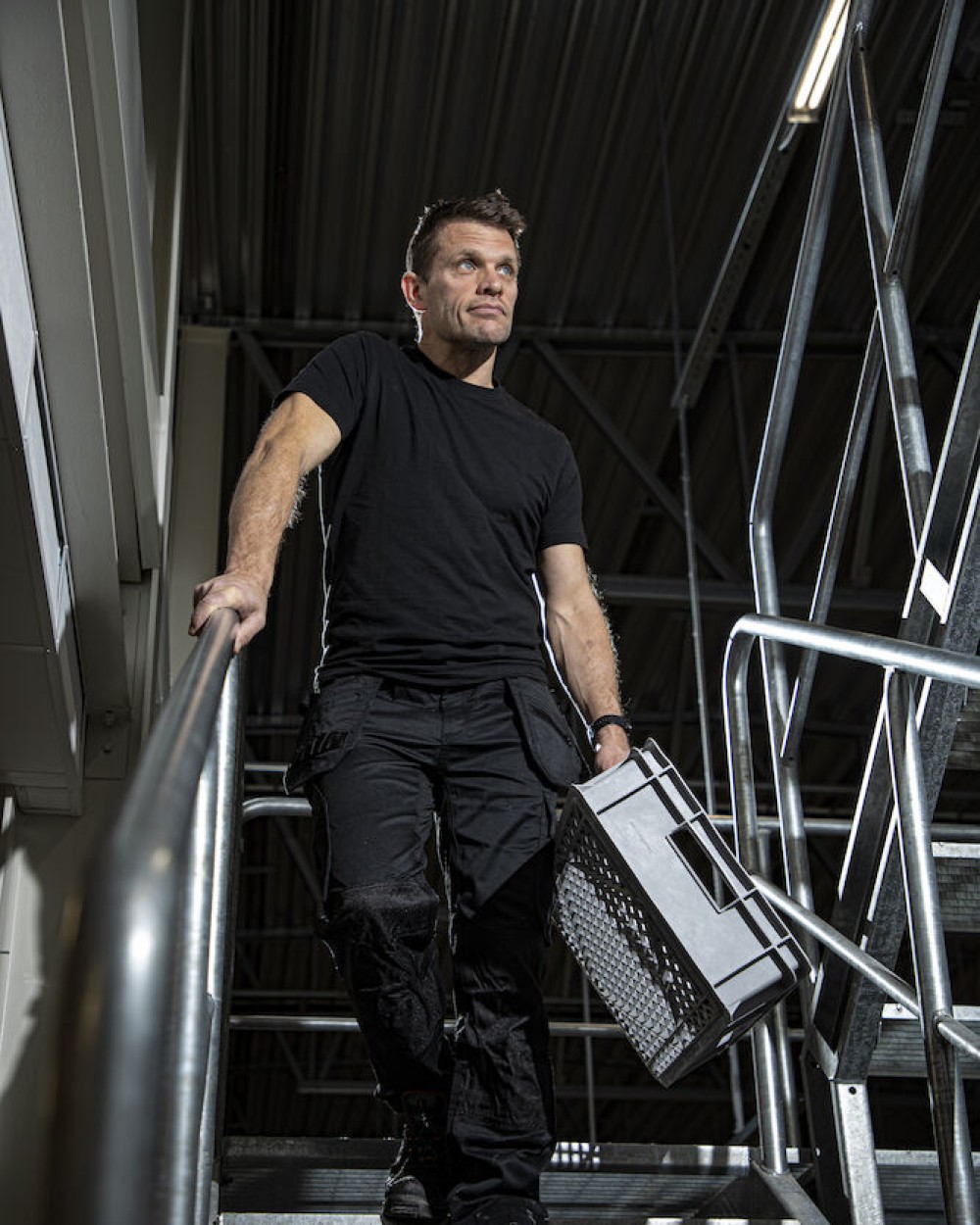 Broeken PROJOB 5570 STRETCHBROEK MET KNIEZAKKEN EN SPIJKERZAKKEN voor bedrukking &amp; borduring