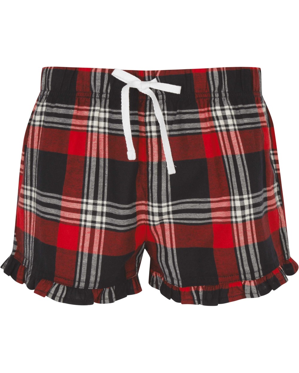SKINNIFIT Women's Tartan Frill Lounge Shorts Bermudas & Shorts personalisierbar