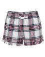 Bermuda's & Shorts SKINNIFIT Women's Tartan Frill Lounge Shorts voor bedrukking &amp; borduring