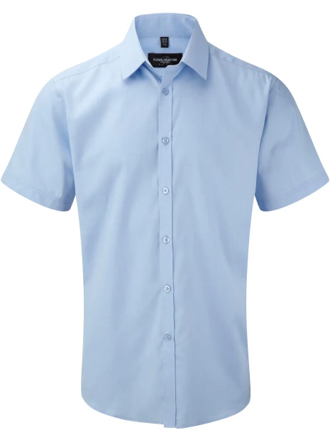 RUSSELL Chemise homme manche courtes à chevrons /api/colors/4c8673c9-9f30-4885-8015-c784ca13e566 personnalisable