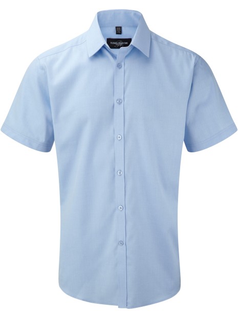 RUSSELL Chemise homme manche courtes à chevrons /api/colors/4c8673c9-9f30-4885-8015-c784ca13e566 personnalisable