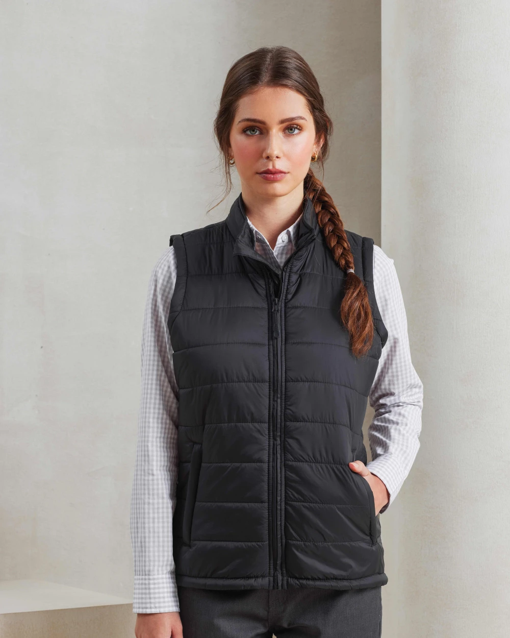 Jassen PREMIER Women’s ‘Recyclight’ padded gilet voor bedrukking &amp; borduring