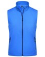 Softshells JAMES & NICHOLSON Ladies` Softshell Vest voor bedrukking &amp; borduring