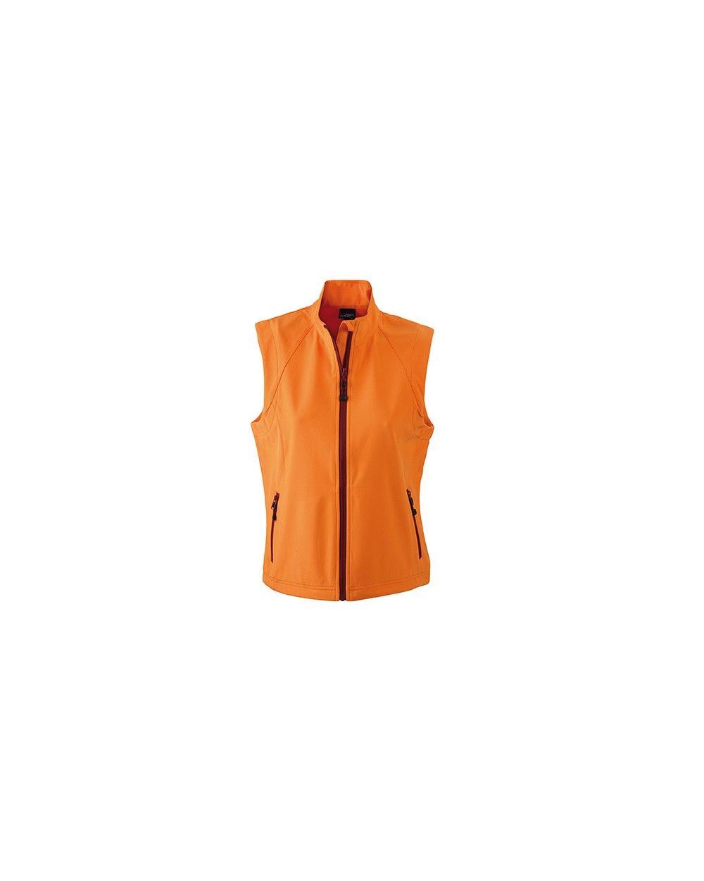 Softshells JAMES & NICHOLSON Ladies` Softshell Vest voor bedrukking &amp; borduring