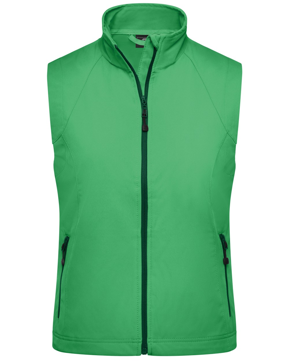Softshells JAMES & NICHOLSON Ladies` Softshell Vest voor bedrukking &amp; borduring