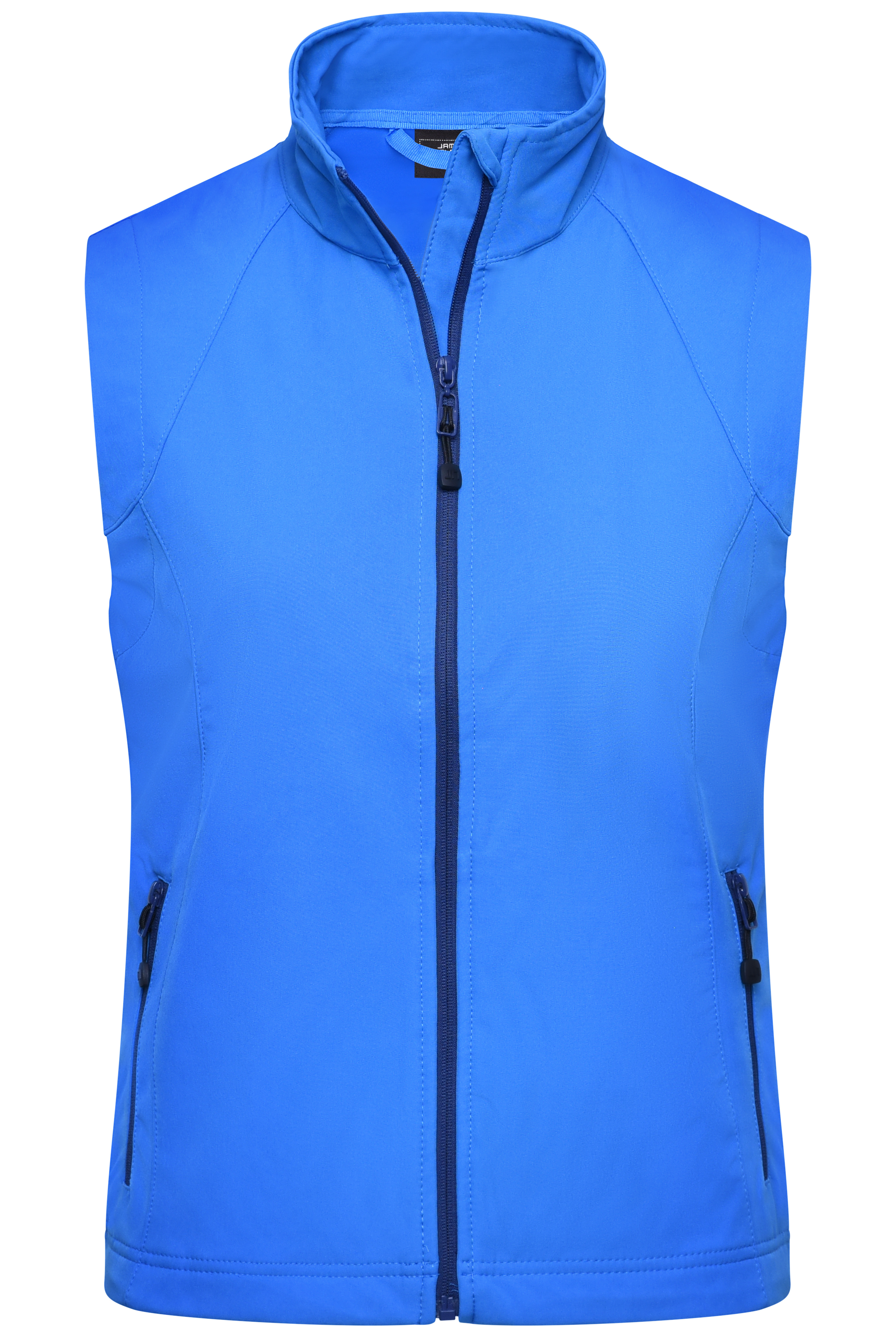 Softshells JAMES & NICHOLSON Ladies` Softshell Vest voor bedrukking &amp; borduring