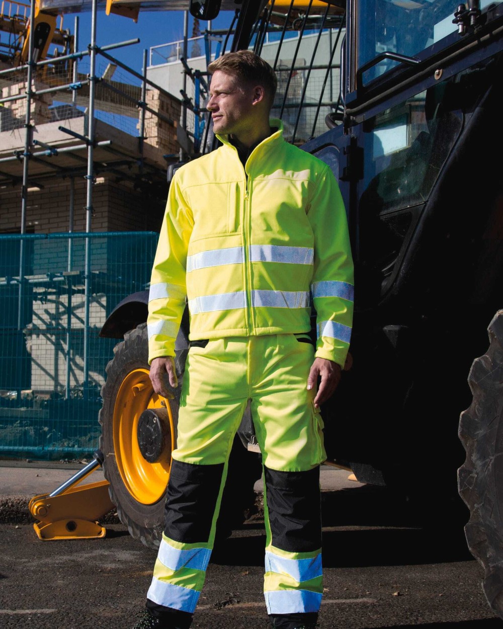 Vestes personnalisable RESULT Veste Softshell High Viz