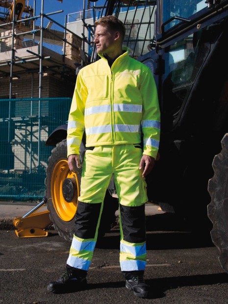 Vestes à personnaliser RESULT Veste Softshell High Viz 
