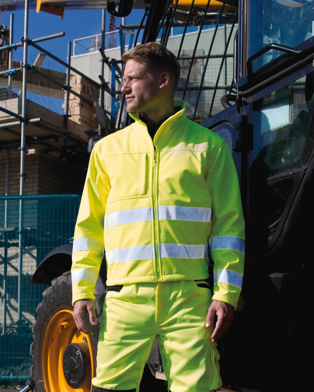 Vestes personnalisable RESULT Veste Softshell High Viz