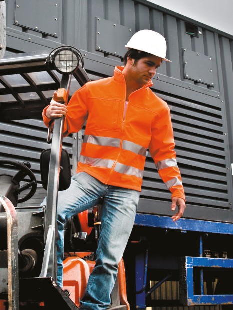 Vestes à personnaliser RESULT Veste Softshell High Viz 