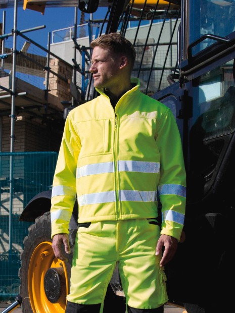 Vestes à personnaliser RESULT Veste Softshell High Viz 
