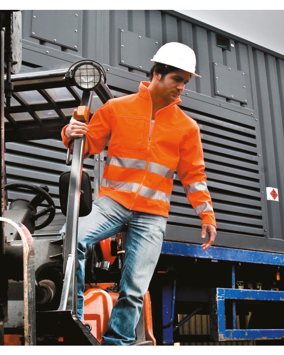 Jassen RESULT High-viz Soft Shell Jas voor bedrukking &amp; borduring