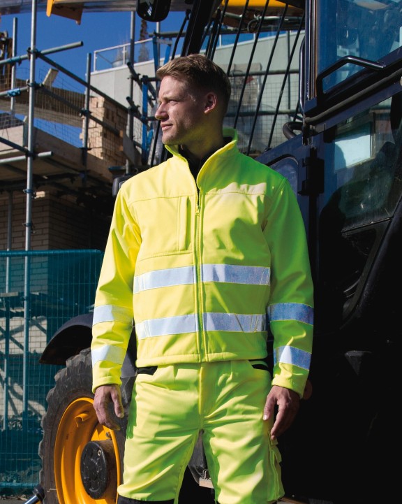 Jassen RESULT High-viz Soft Shell Jas voor bedrukking &amp; borduring