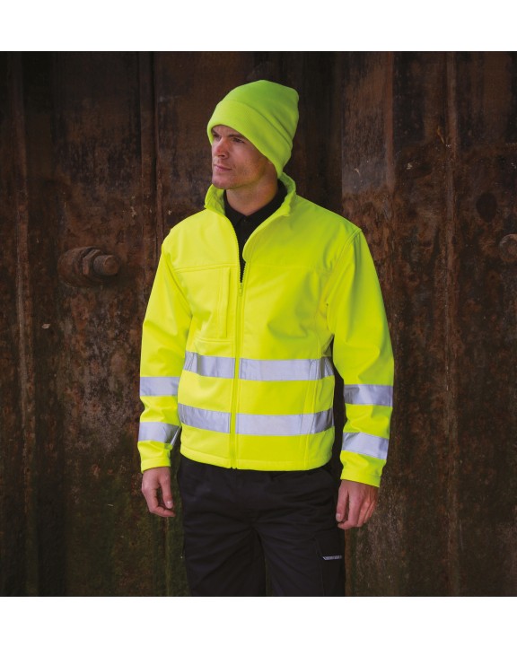 Jassen RESULT High-viz Soft Shell Jas voor bedrukking &amp; borduring
