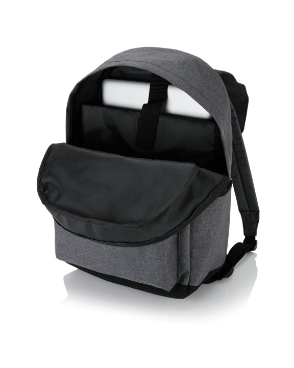 4DO Laptop Rucksack mit magnetischen Schnallenverschlüssen Taschen personalisierbar